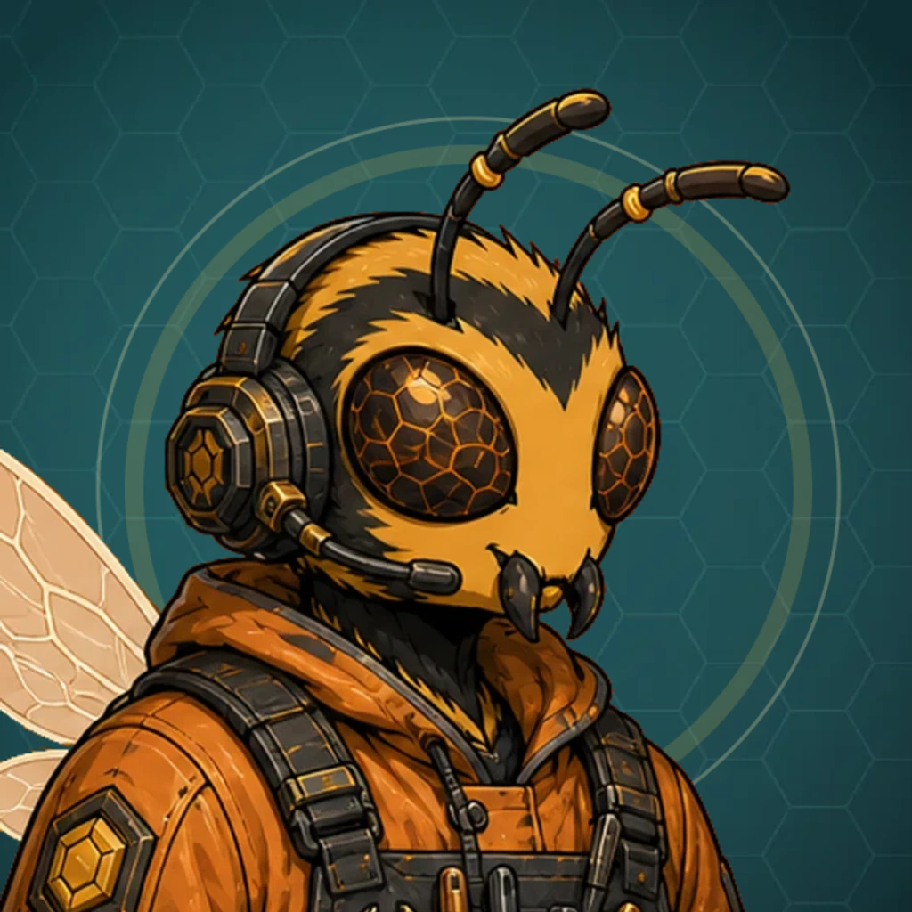Honeybee evolution artwork